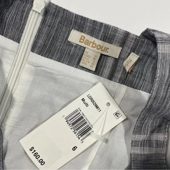 New Barbour Stoneleigh Cotton Wide Leg Jumpsuit Size 6 NO BELT - Picture 5 of 10